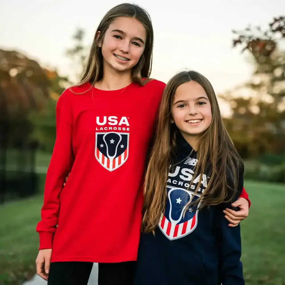 Youth USA Lacrosse Cotton Long Sleeve