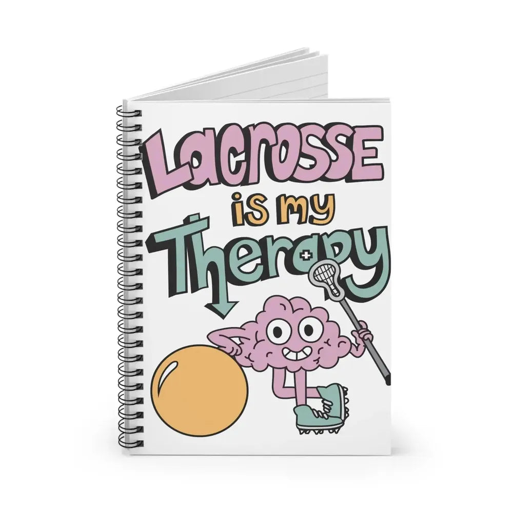Lacrosse Therapy Notebook - Jot down your thoughts today