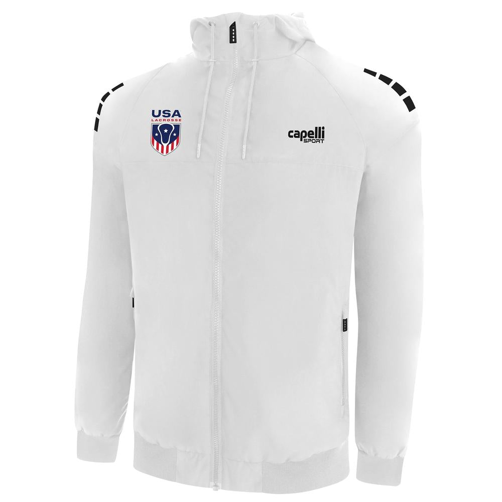 White Capelli Sport jacket with USA logo on the chest.