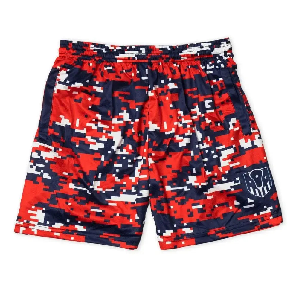 Patriotic DigiCamo Shorts | USA Lacrosse
