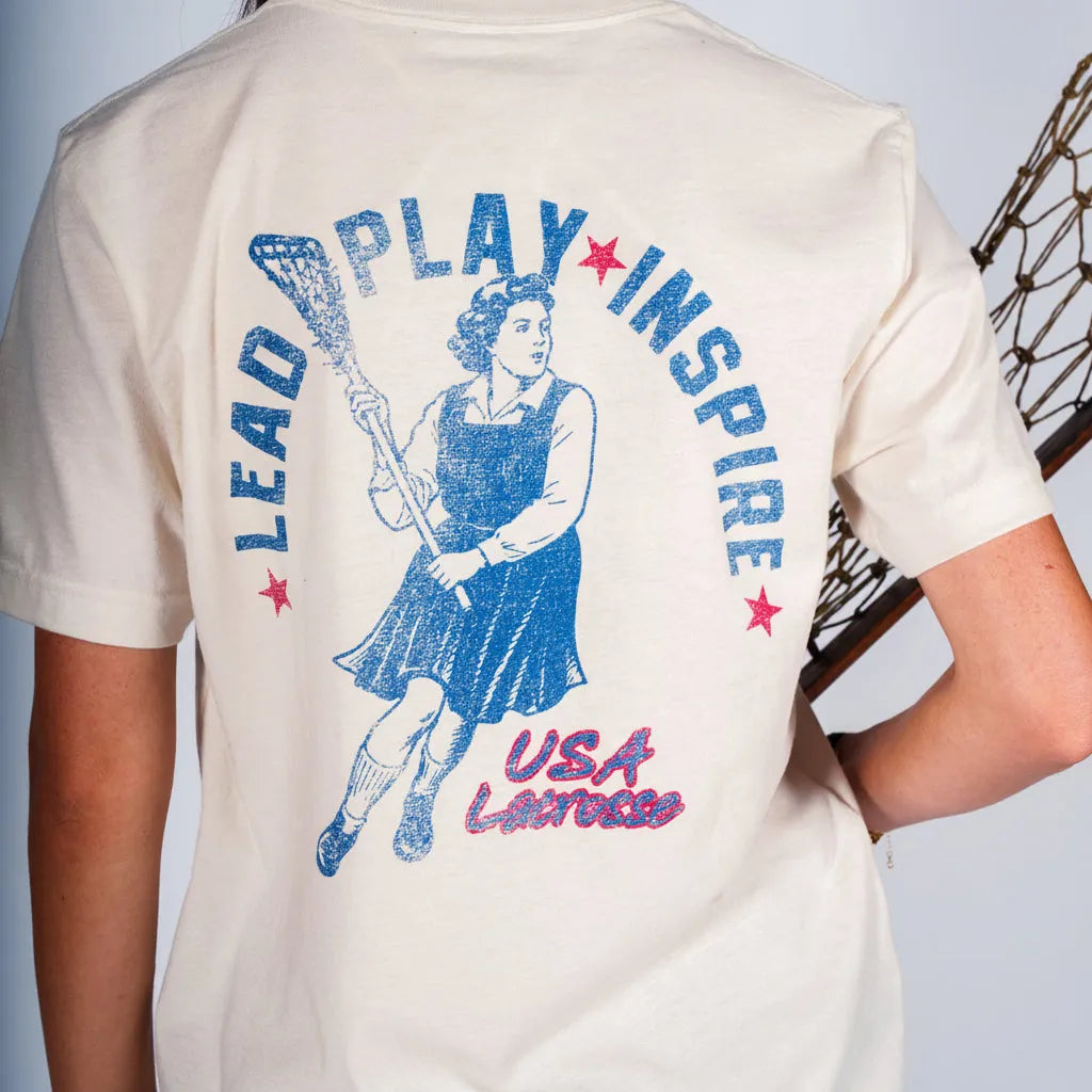 USA Women's Lacrosse 100 Years Tee
