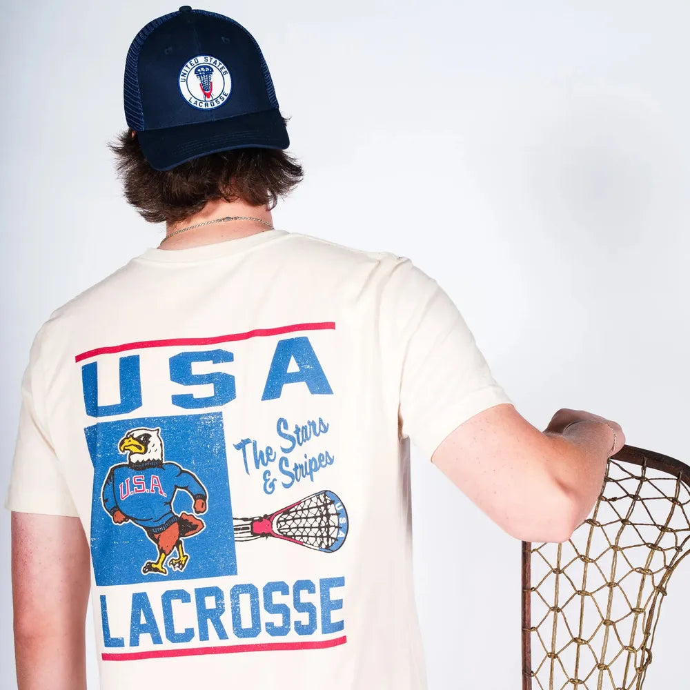 USA Lacrosse Vintage Hi-Wall Tee