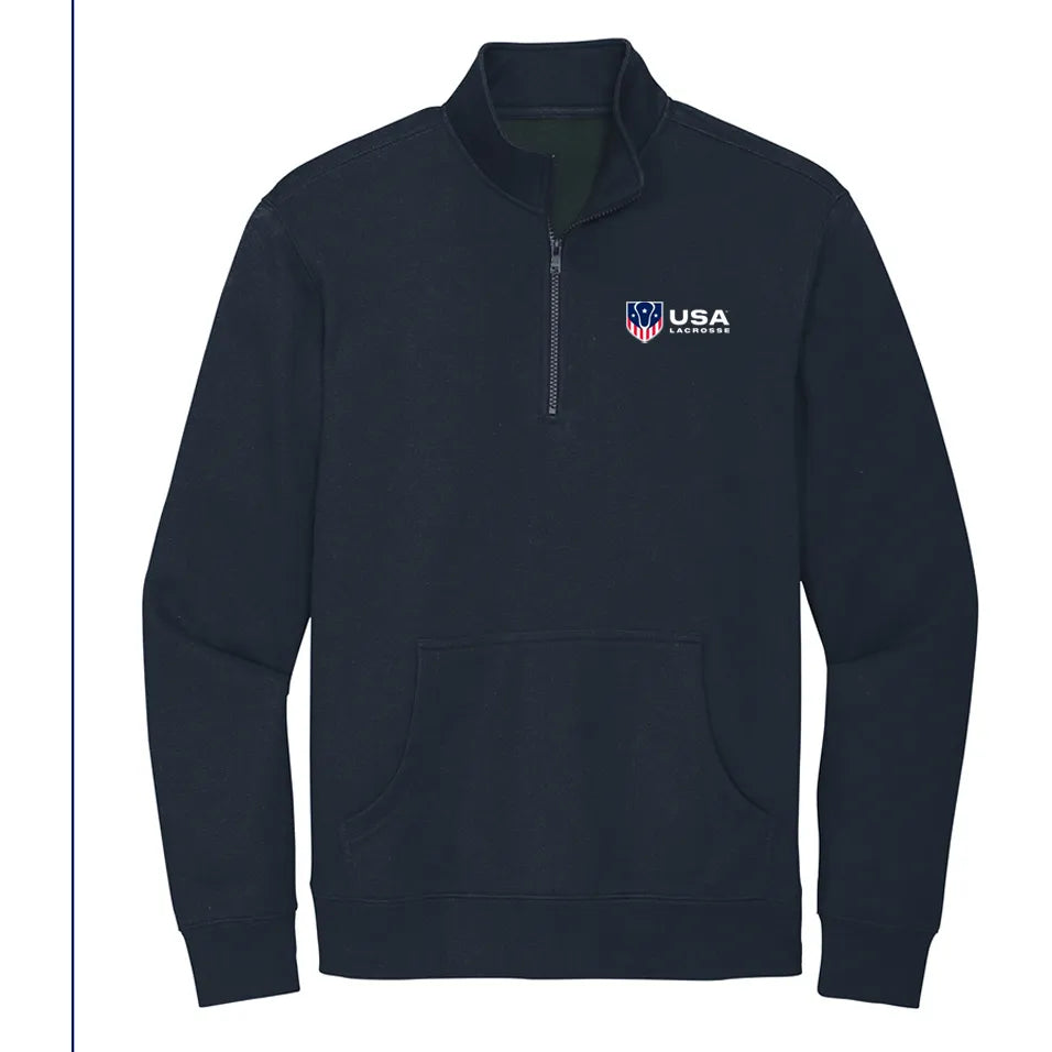 FINAL SALE: Adult USA Lacrosse District Fleece 1/4 Zip