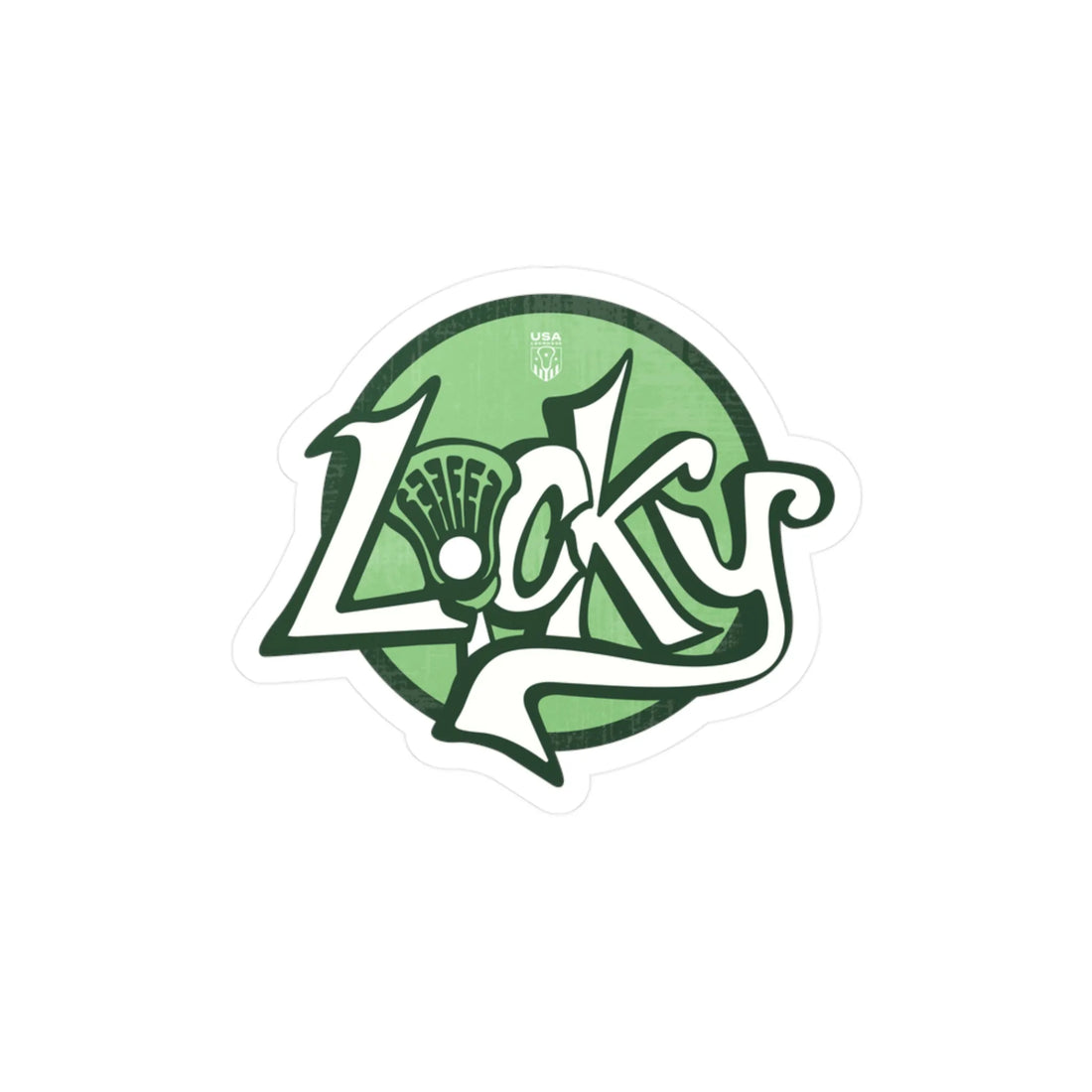 Green and white "Lax" logo with lacrosse stick graphic.