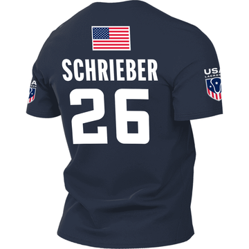 USA Lacrosse Tom Schreiber Nike Replica Jersey