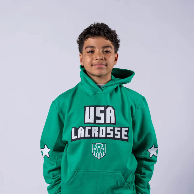 Built Different Lax Player Youth Hoodie