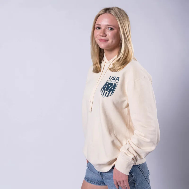 USA Lacrosse Club Vintage Cotton Hoodie