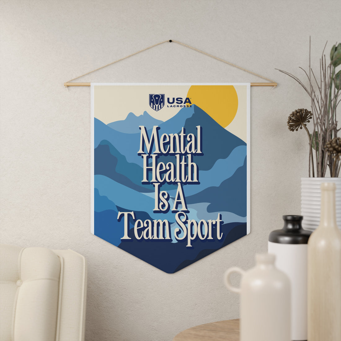 Mental Health Awareness Pennant