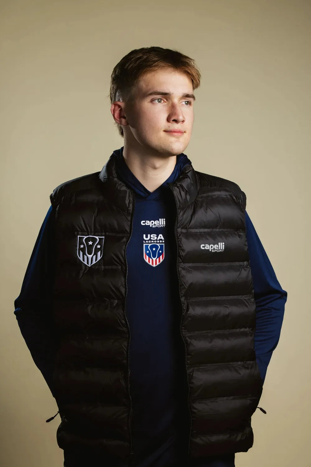 USA Lacrosse Puffy Vest - Men's
