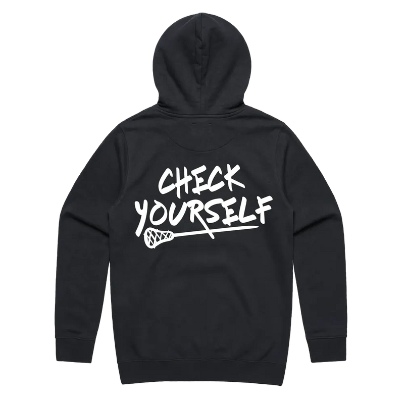 Check Yourself Full Zip Oversized Hoodie