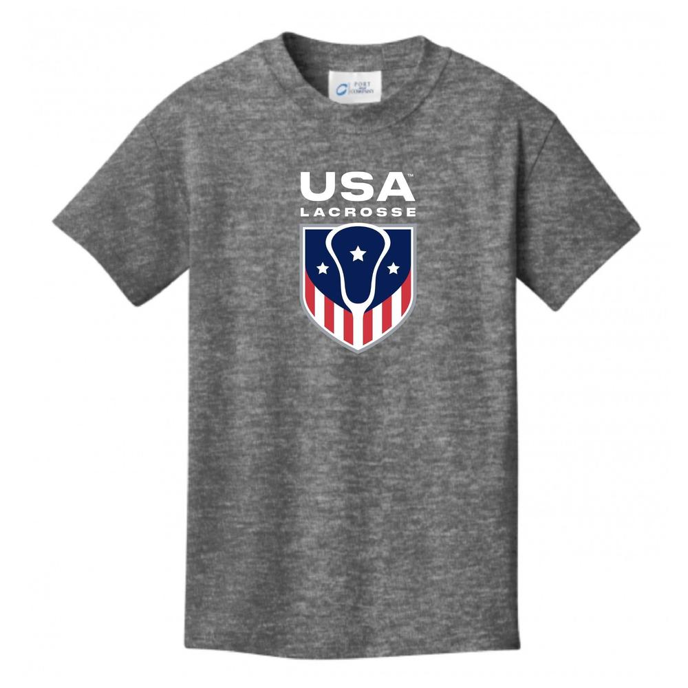 Youth USA Lacrosse Cotton Short Sleeve