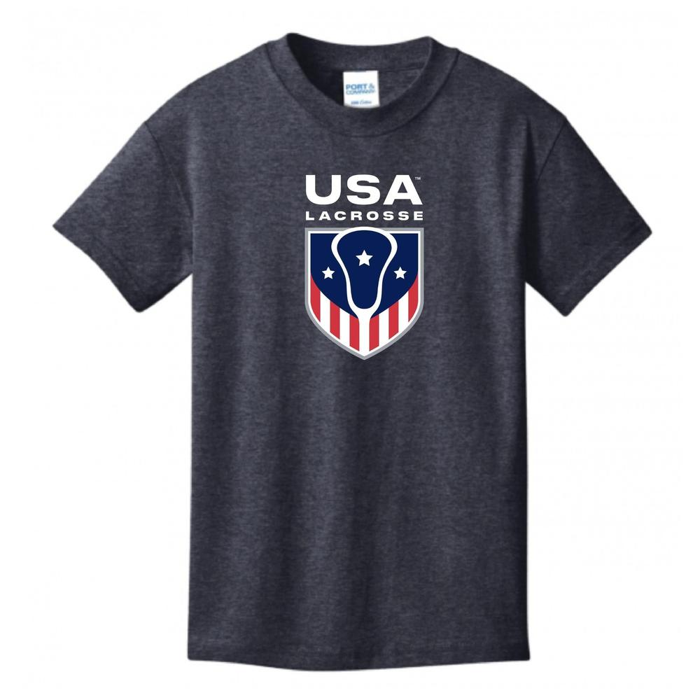 Youth USA Lacrosse Cotton Short Sleeve