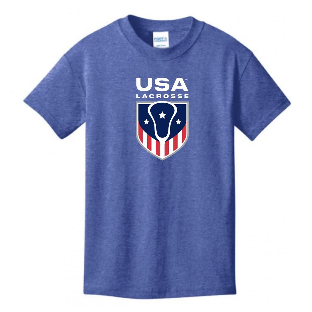 Youth USA Lacrosse Cotton Short Sleeve