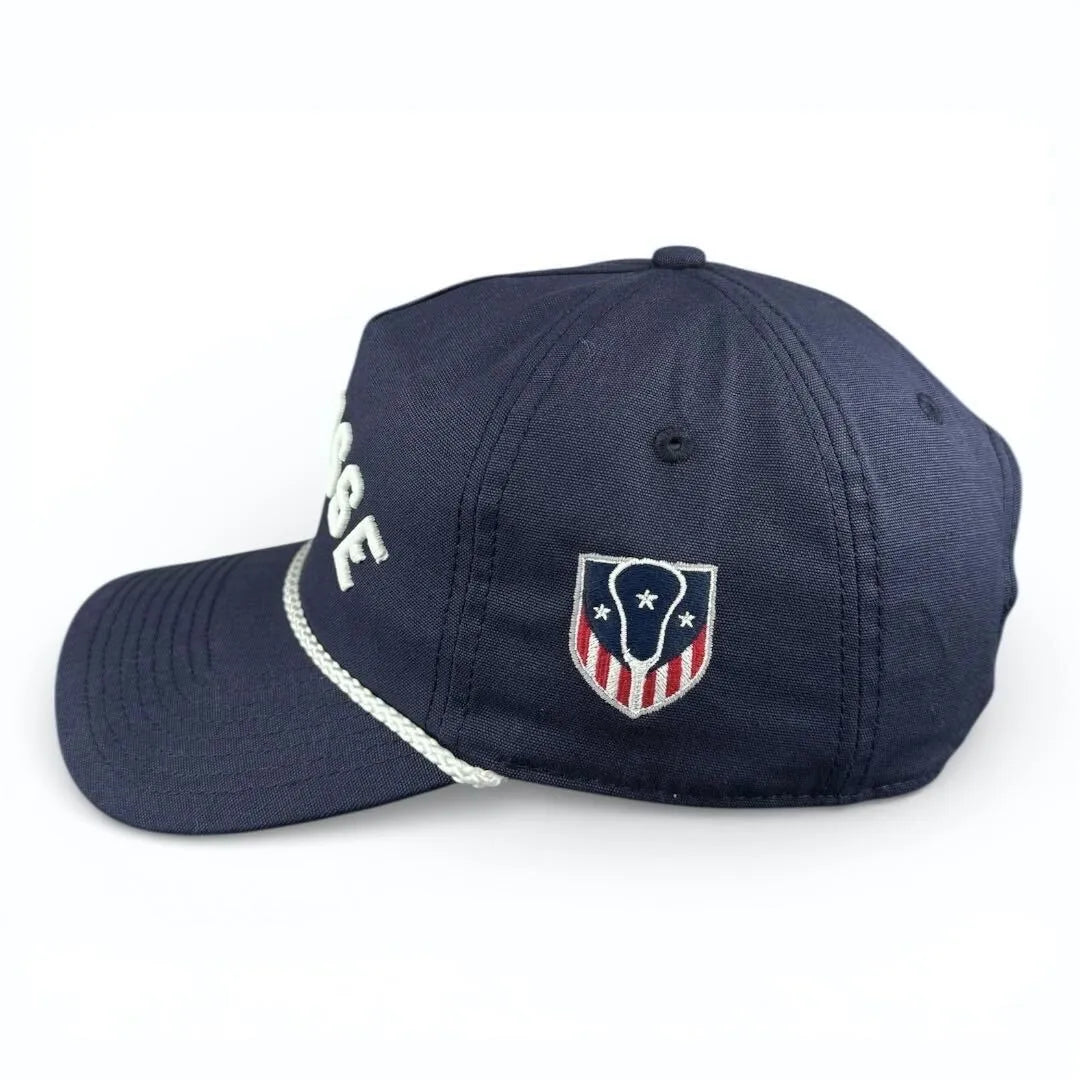 Lacrosse Embroidered Rope Hat