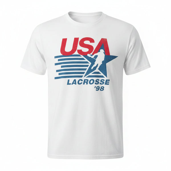 USA Lacrosse Retro Cotton Crew Tee