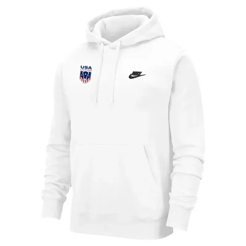 FINAL SALE: Adult's Nike USA Lacrosse Club Fleece Hoodie*