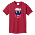 Youth USA Lacrosse Cotton Short Sleeve