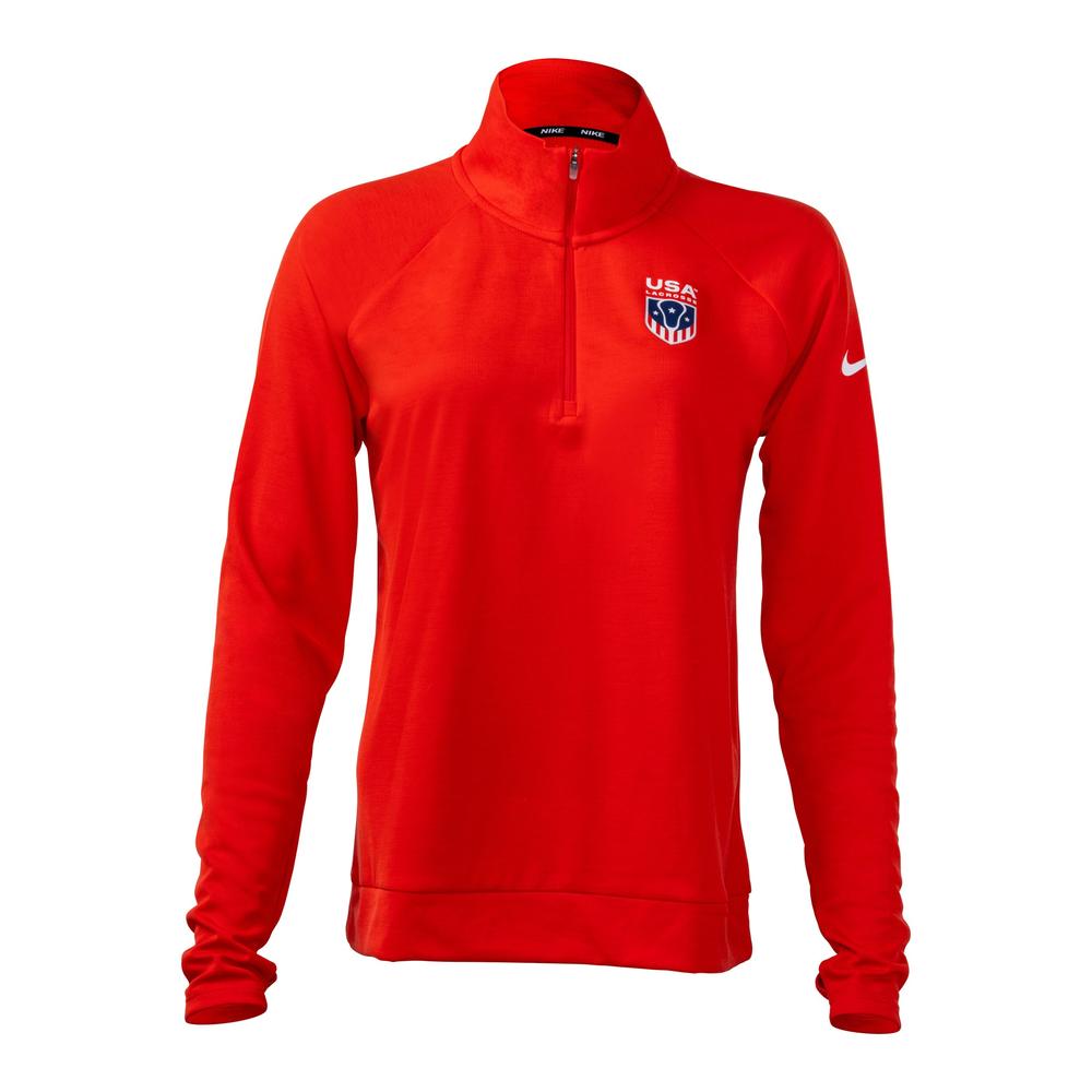 Women's USA Lacrosse Nike Pacer 1/4 Zip