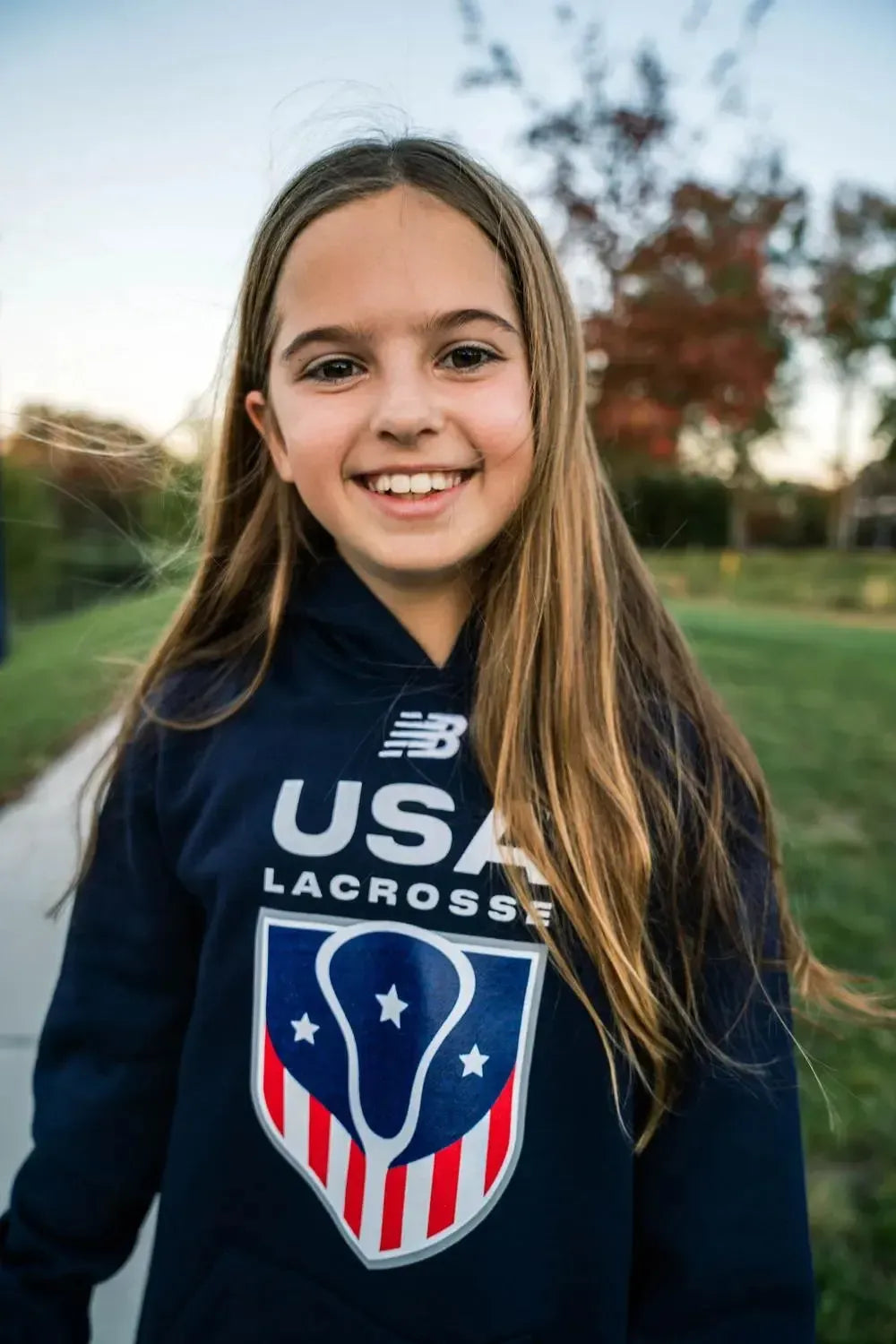New Balance Youth Sweatshirt USA Lacrosse - Main Image