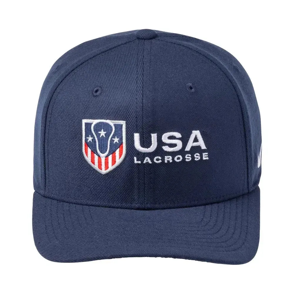 NIKE ランニングキャップ USA代表モデル M/L USA Lacrosse Nike Campus Cap | USA Lacrosse