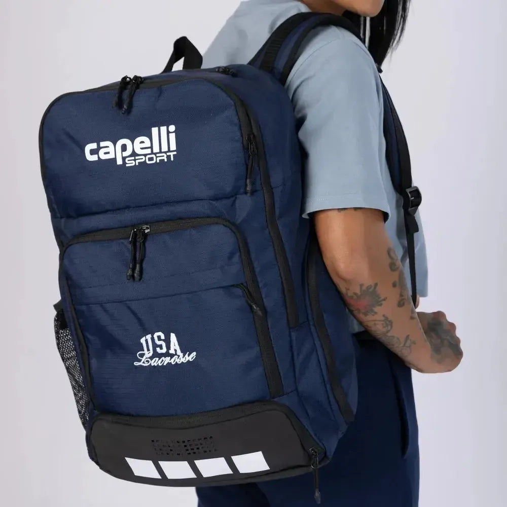 USA Lacrosse Embroidered Backpack