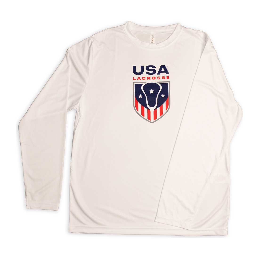 Final Sale: Adult's USA Lacrosse Cotton 365 Long Sleeve*