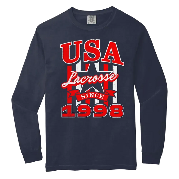 USA Lacrosse Vintage Long Sleeve T-Shirt