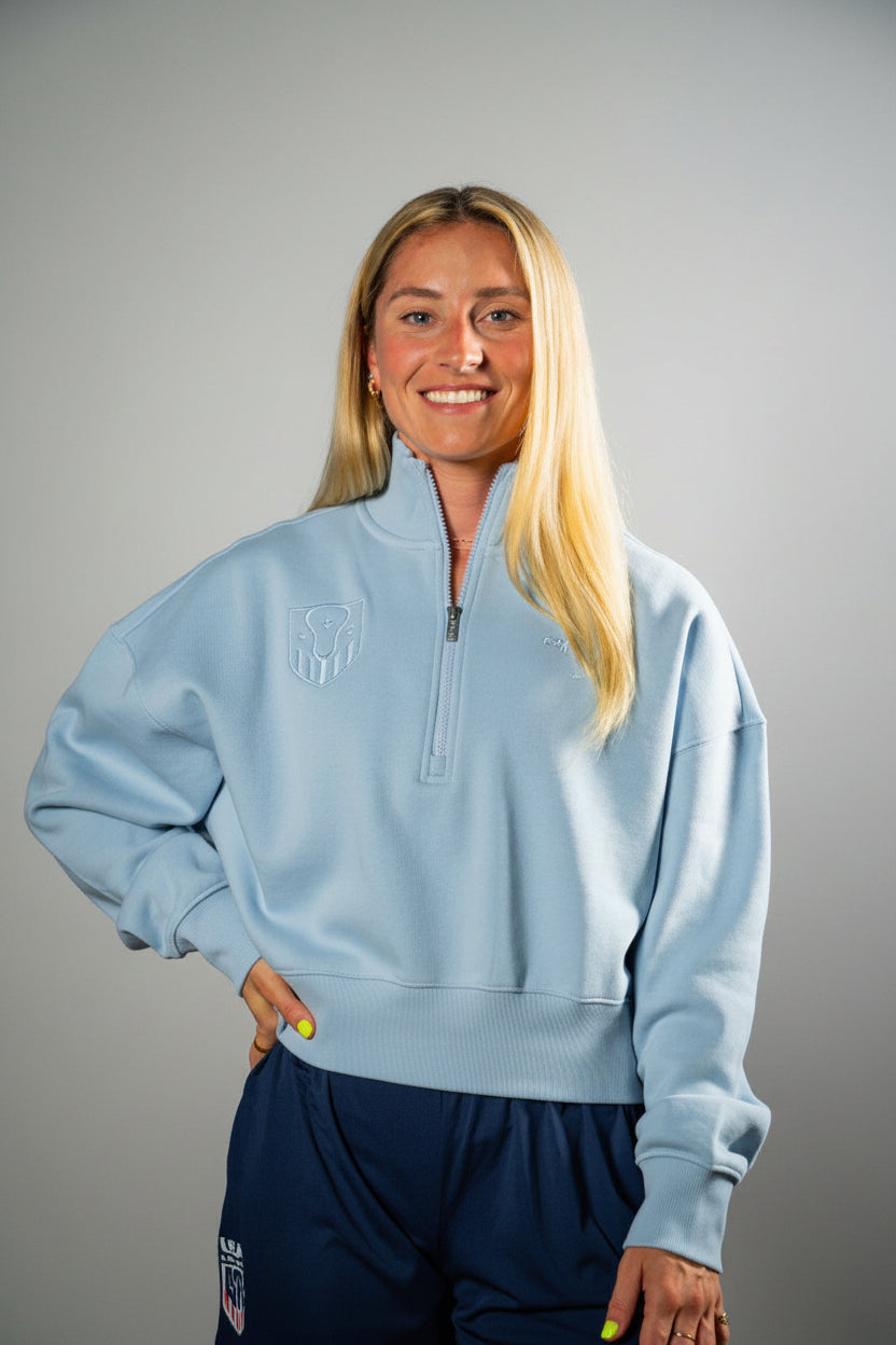 Elevate Cropped 1/4 Zip Sweatshirt - Women's