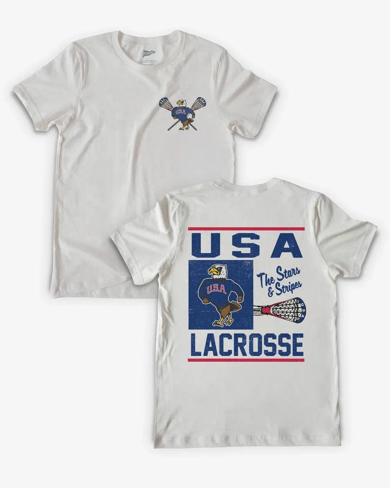 USA Lacrosse Vintage Hi-Wall Tee