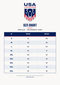 Size chart for the Port & Co. Fan Favorite T-shirt with width and length in inches