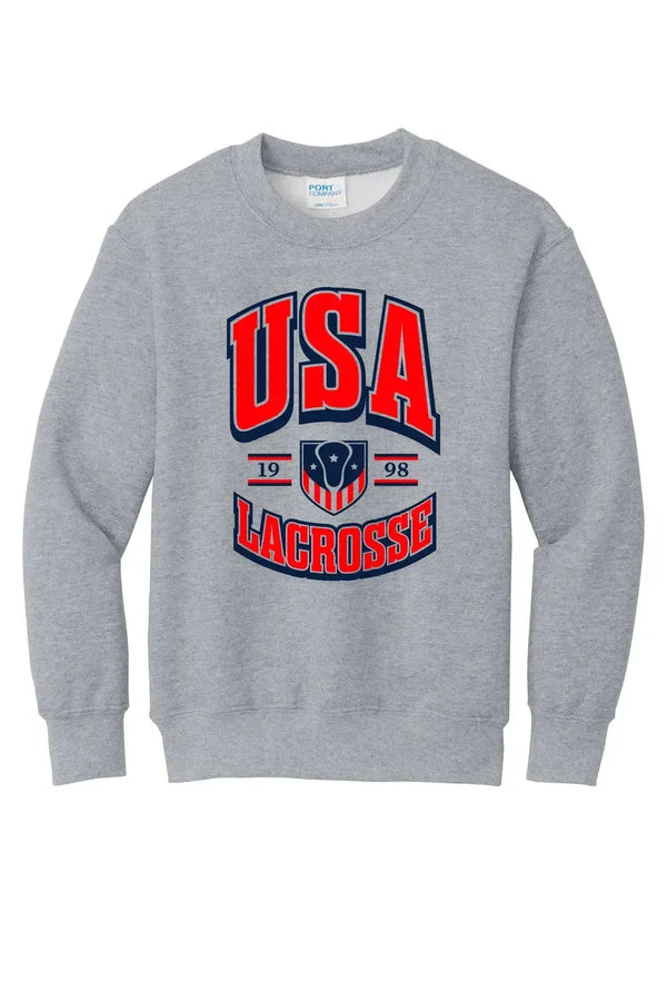 Vintage Varsity Youth Crewneck Sweatshirt