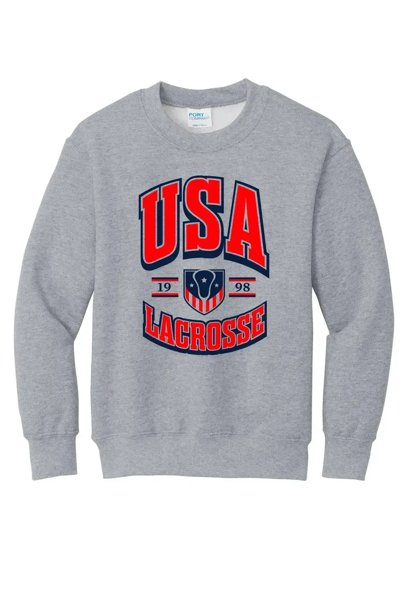 Vintage Varsity Youth Crewneck Sweatshirt