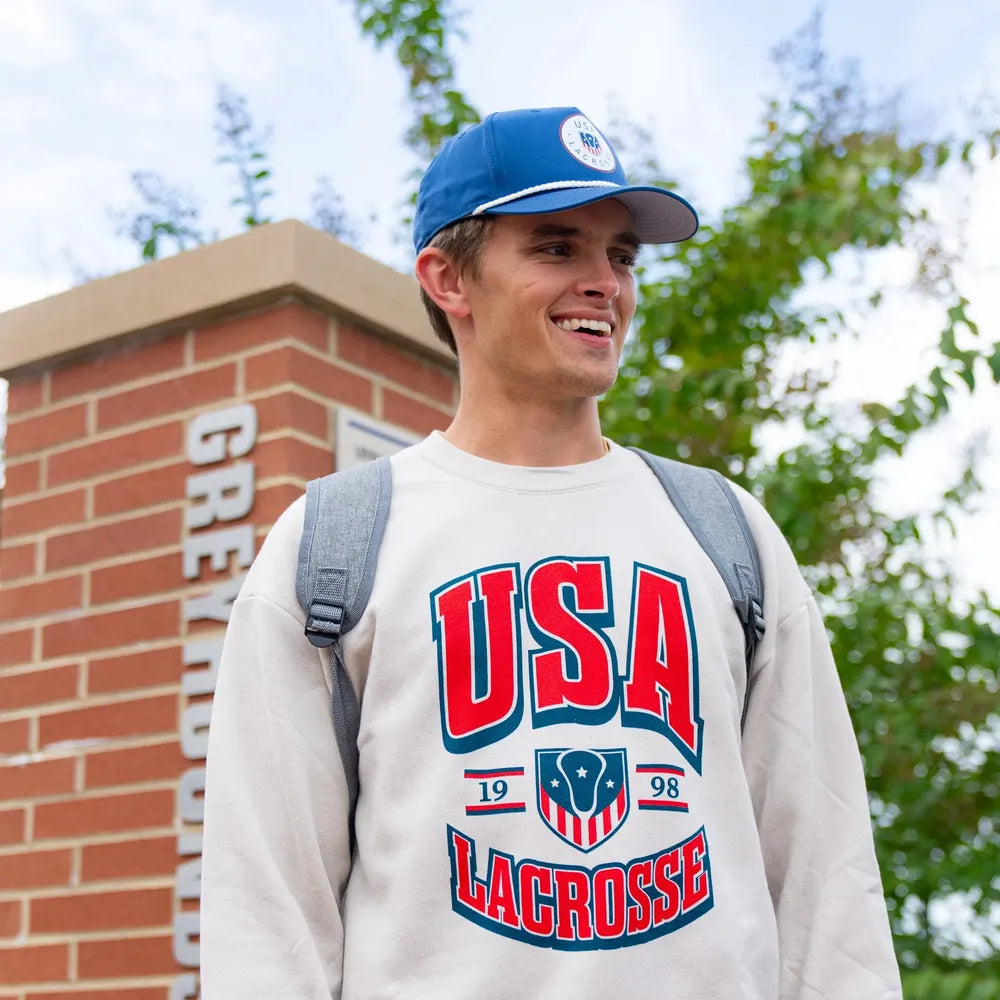 USA Lacrosse Vintage Varsity Sweatshirt