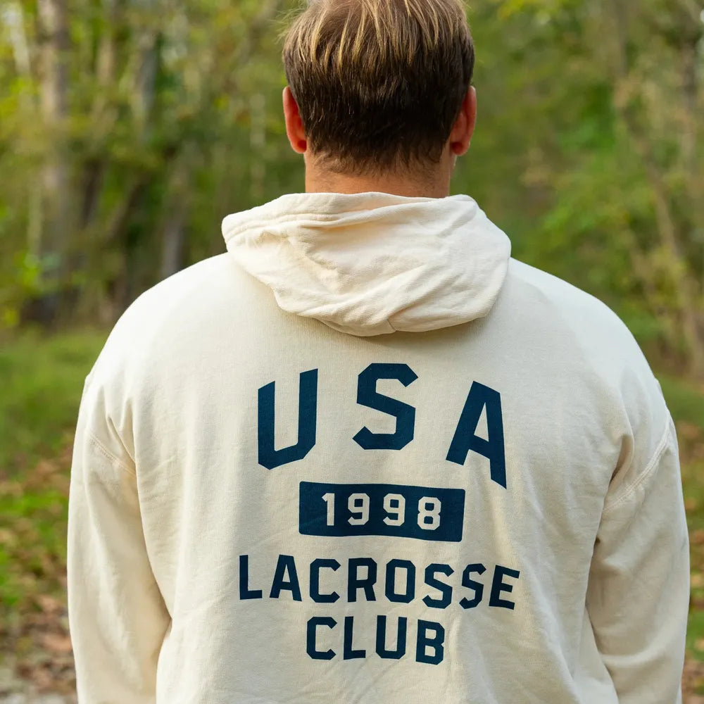 USA Lacrosse Club Vintage Cotton Hoodie