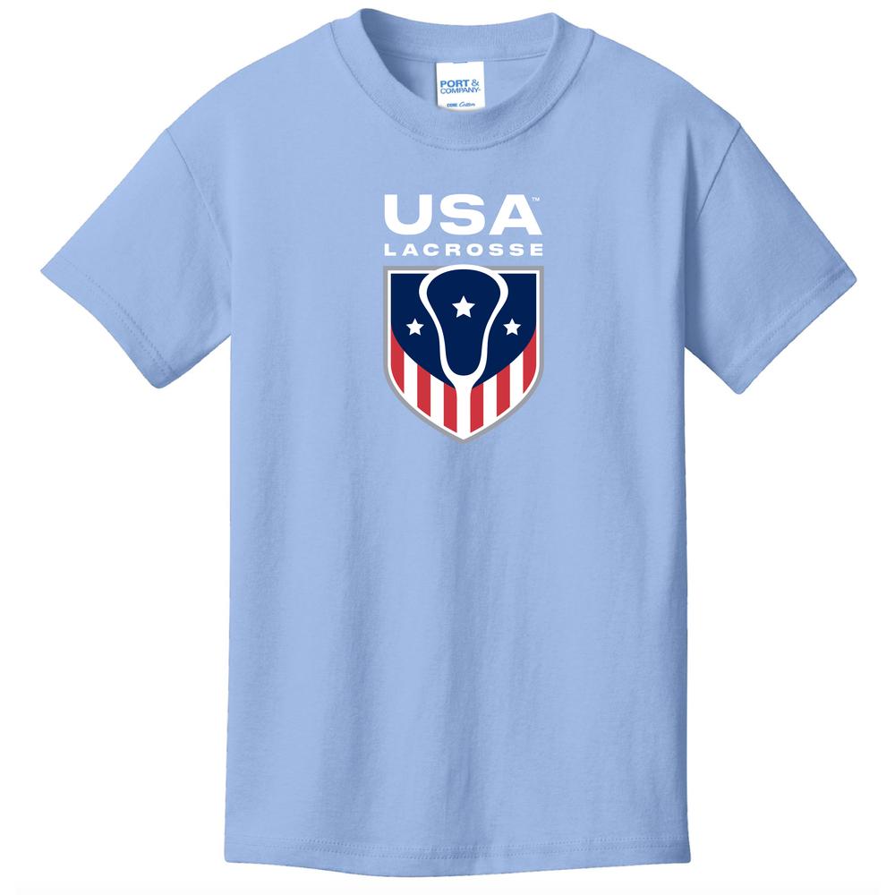 Youth USA Lacrosse Cotton Short Sleeve