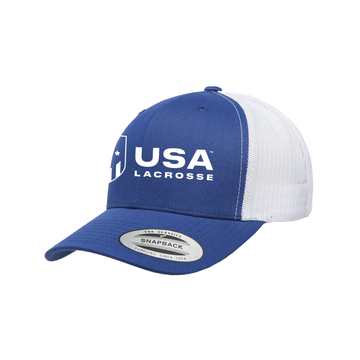 USA Lacrosse Retro Snapback Trucker Hat