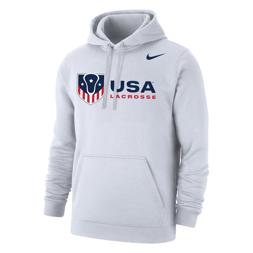 USA Lacrosse Nike Club Fleece Hoodie