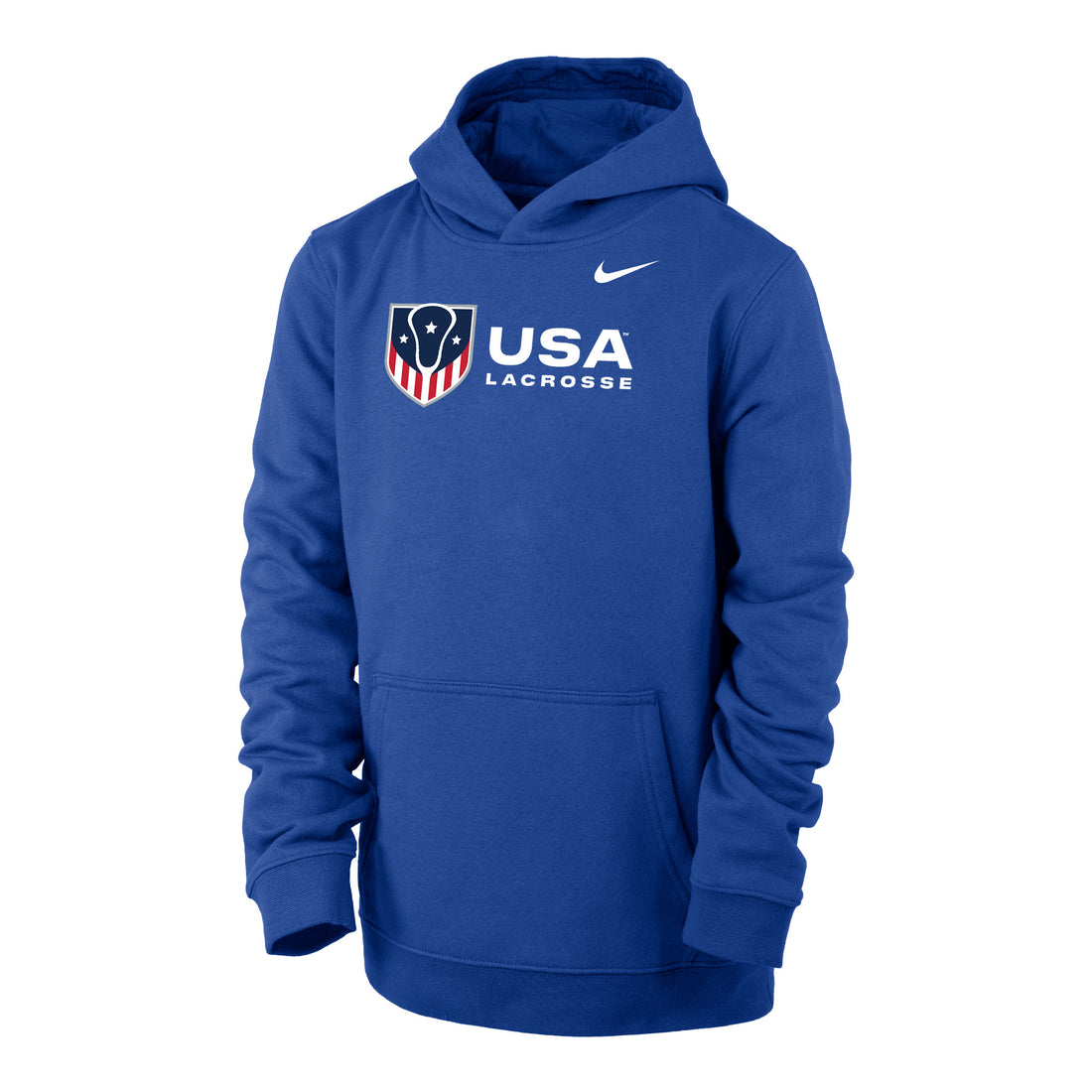 Youth USA Lacrosse Nike Club Fleece Pullover Hoodie