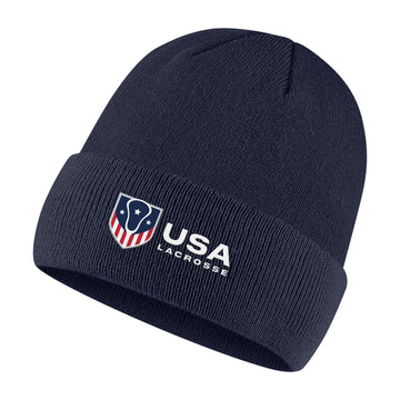 Youth USA Lacrosse Nike Cuffed Beanie