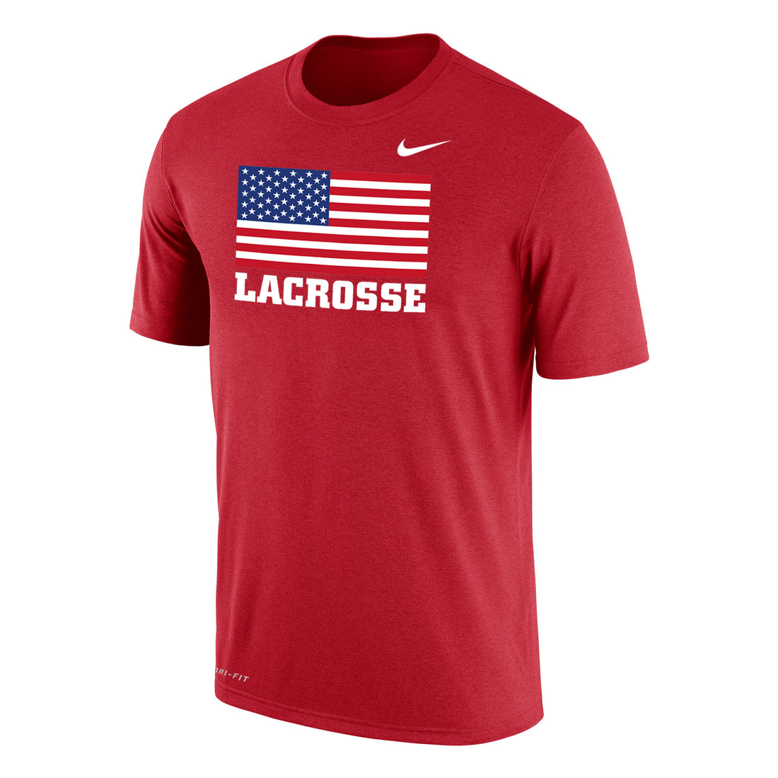 FINAL SALE: USA Lacrosse Flag Nike Dri-FIT Cotton SS