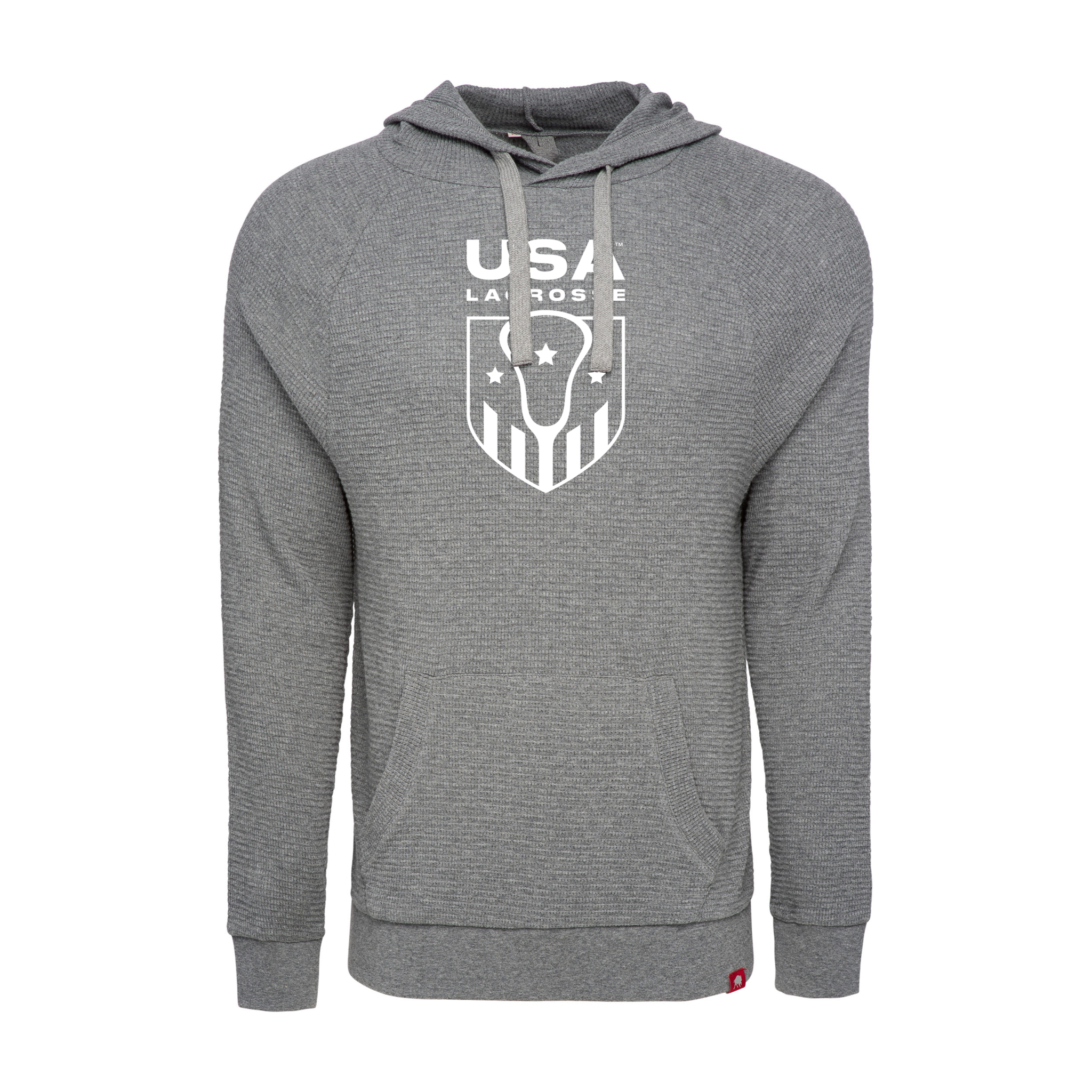 Adult's USA Lacrosse Sportiqe Waffle Knit Pullover Hoodie*
