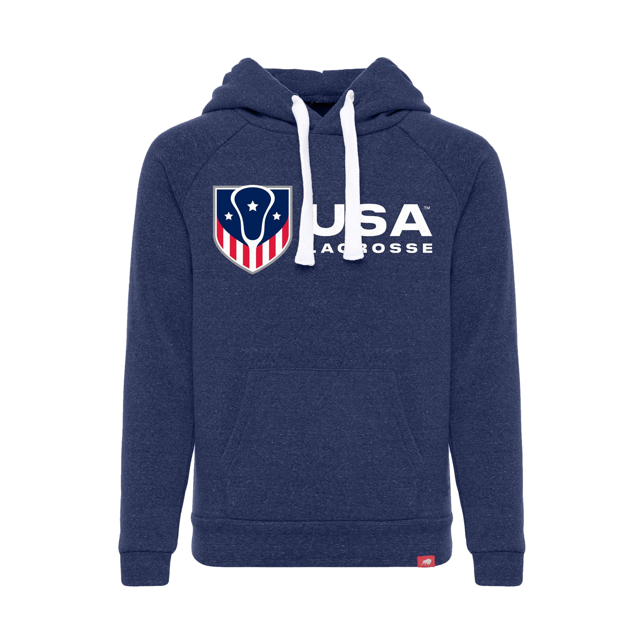 Youth USA Lacrosse Sportiqe Tri-Blend Fleece Pullover Hoodie *