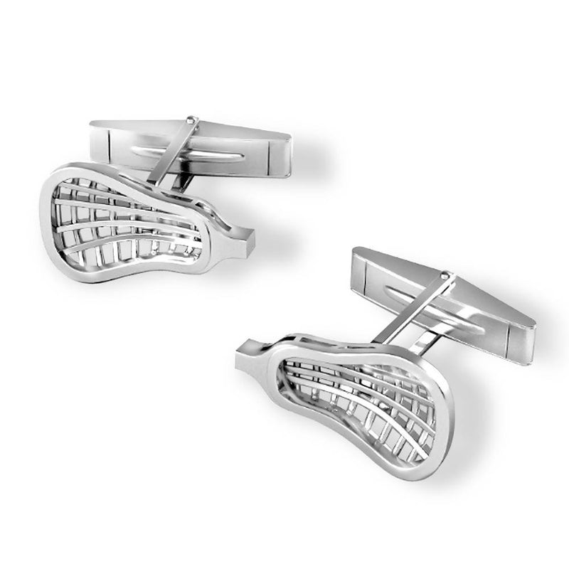 Lacrosse Head Cufflinks