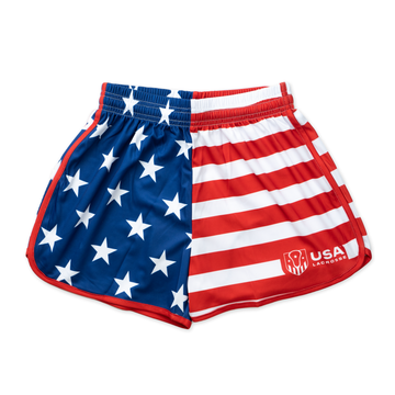 Women's USA Lacrosse Flag Shorts