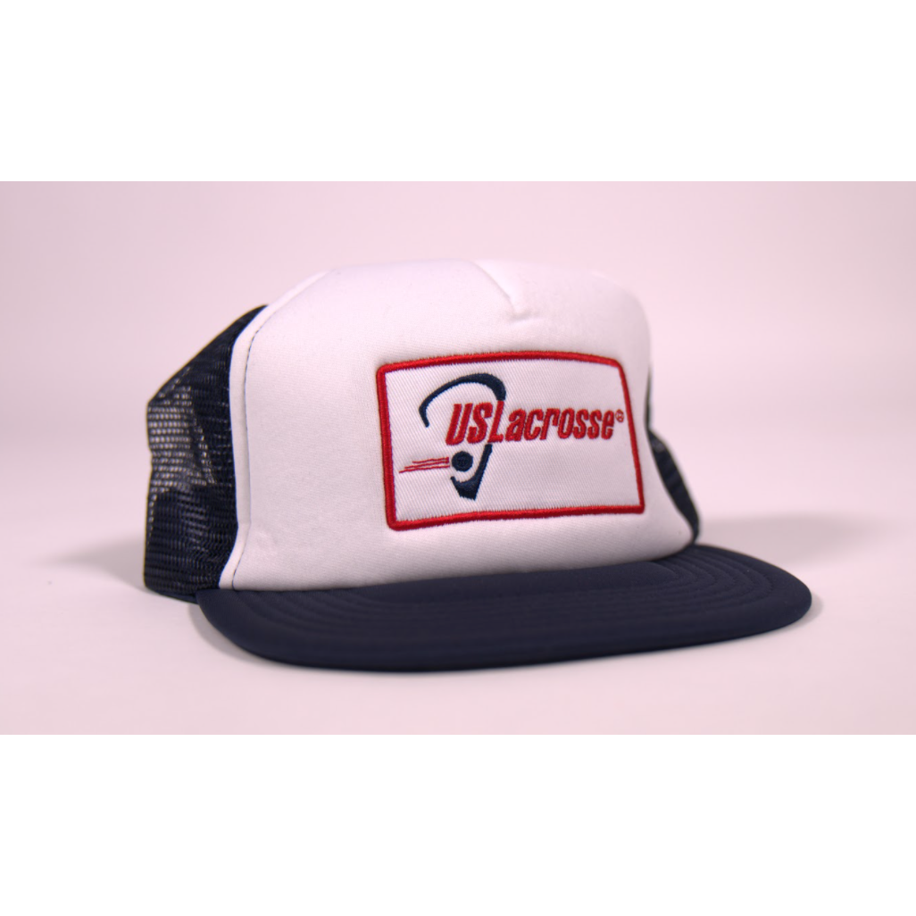 FINAL SALE - US Lacrosse Foam Front Peak Trucker Cap