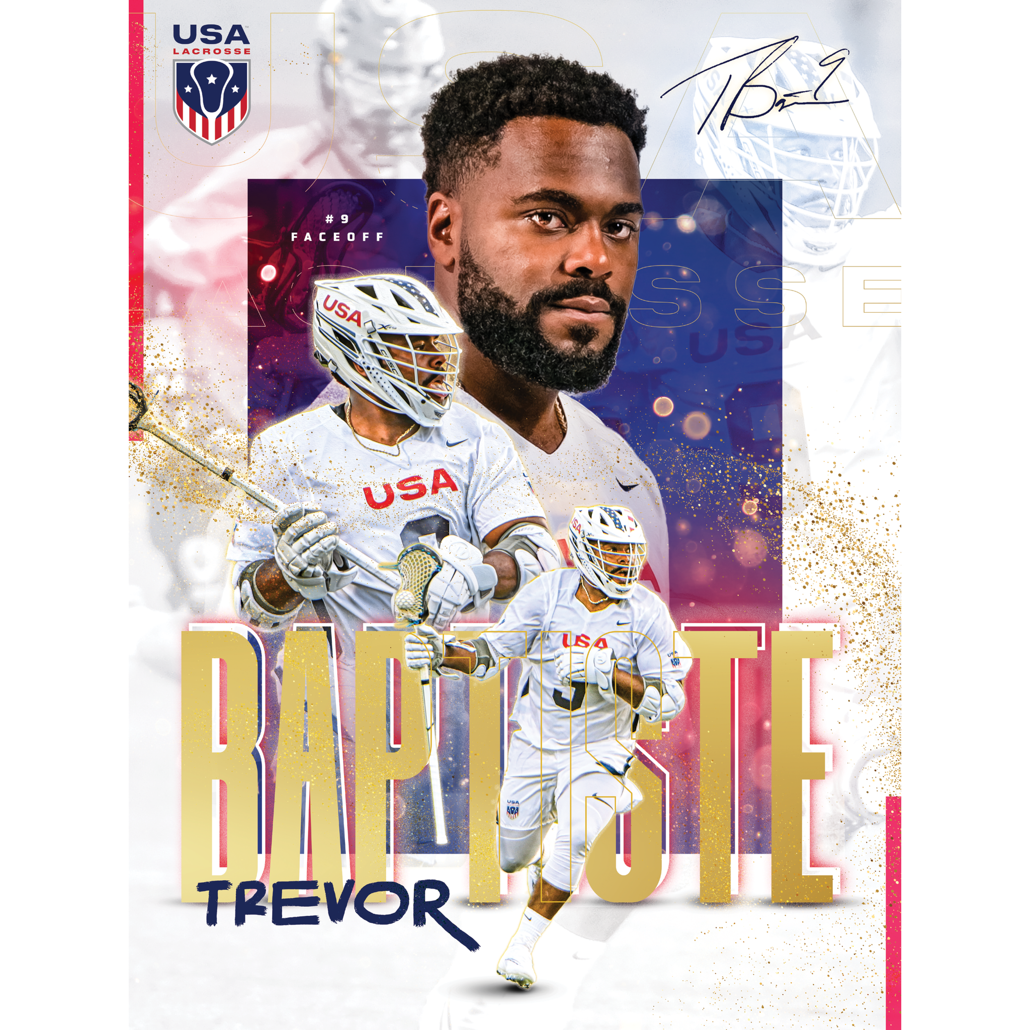 Trevor Baptiste Poster (18" x 24")