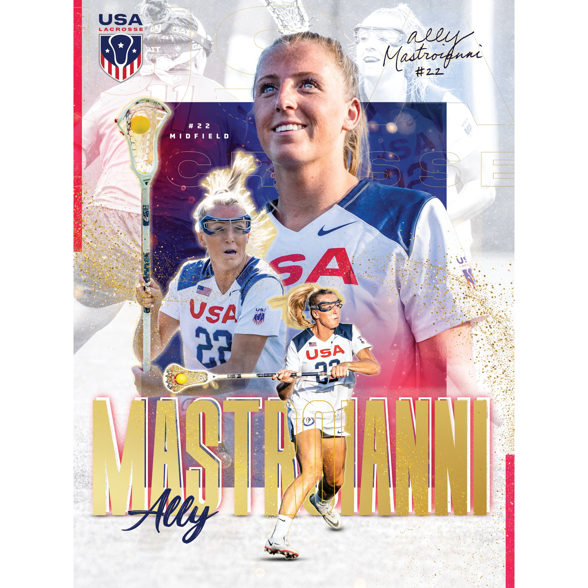 Ally Mastroianni Poster (18" x 24")