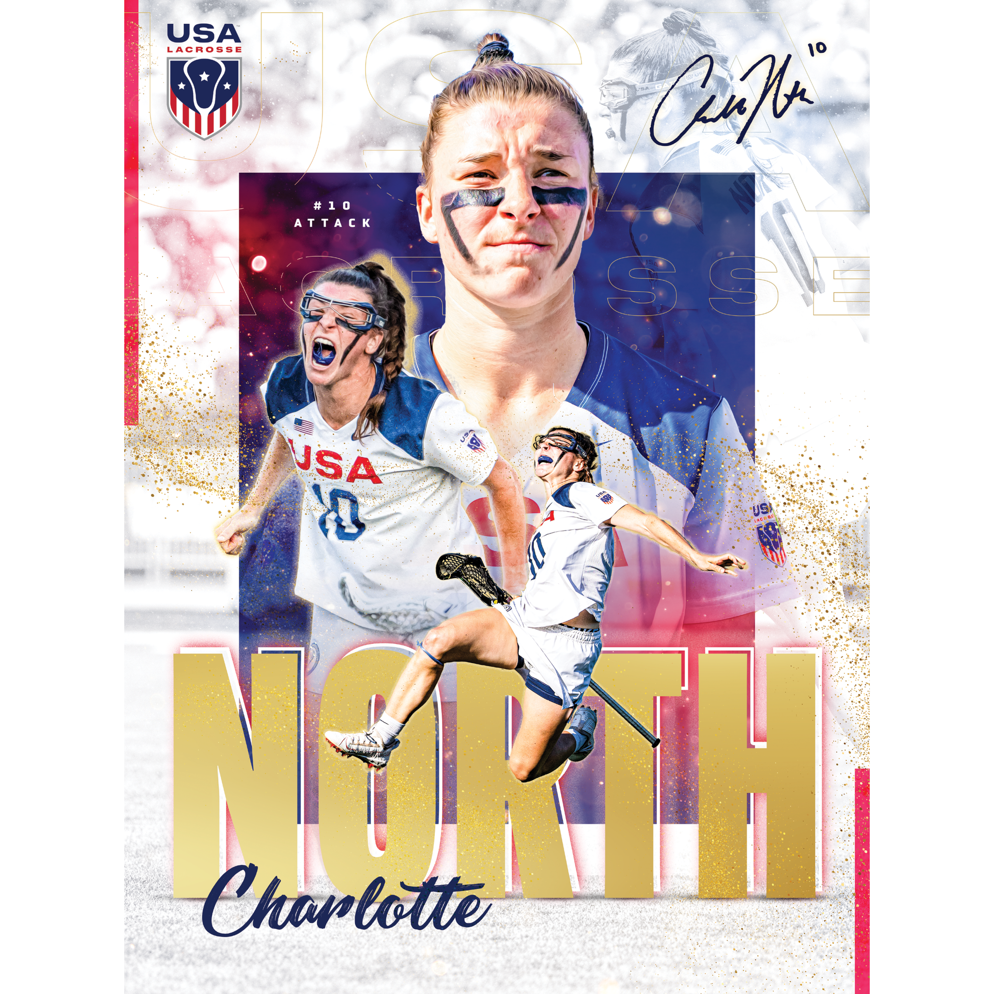 Charlotte North Poster (18" x 24")