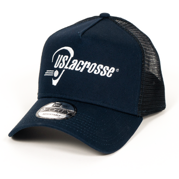 FINAL SALE - US Lacrosse New Era Snapback Mesh Trucker Cap