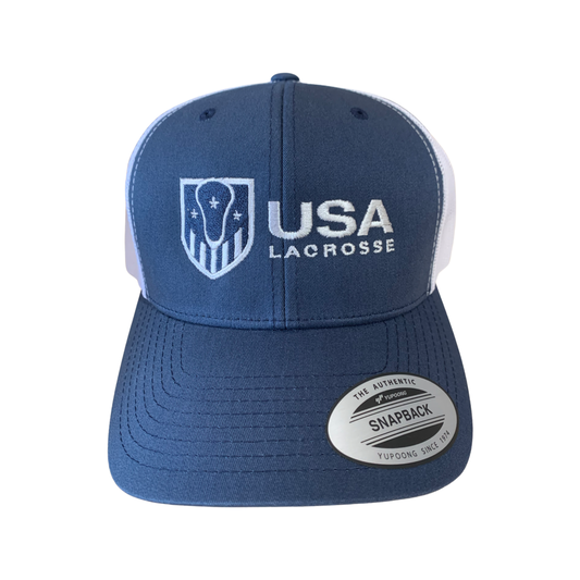 USA Lacrosse Retro Snapback Trucker Hat
